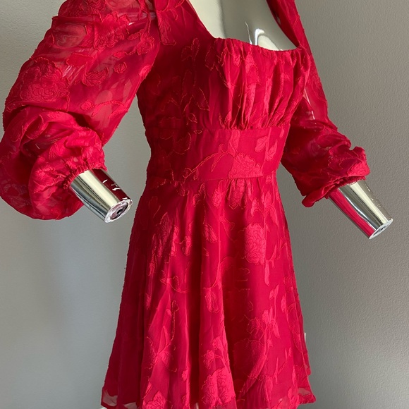 Sheer Lace Dress - Picture 2 of 6